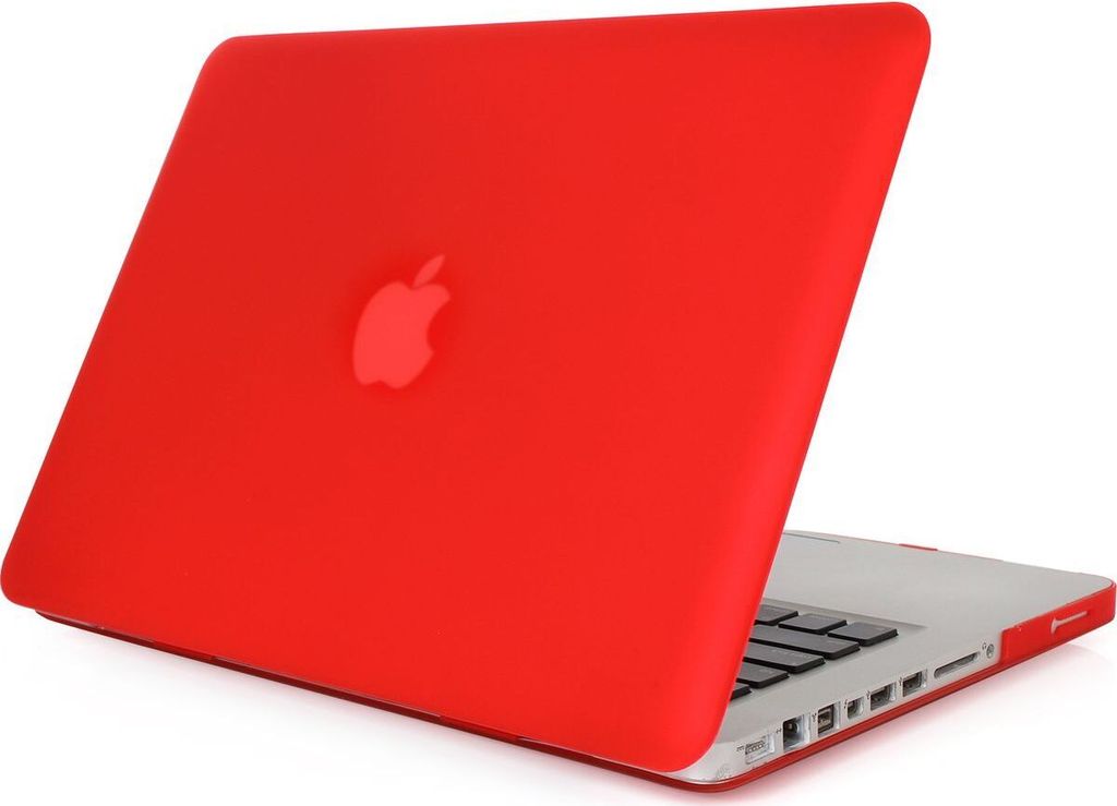 Mobigear Matte MacBook Pro 15 Zoll (2008-2012) Hardcase Hülle MacBook Case - Rot - Model A1260 / A1286