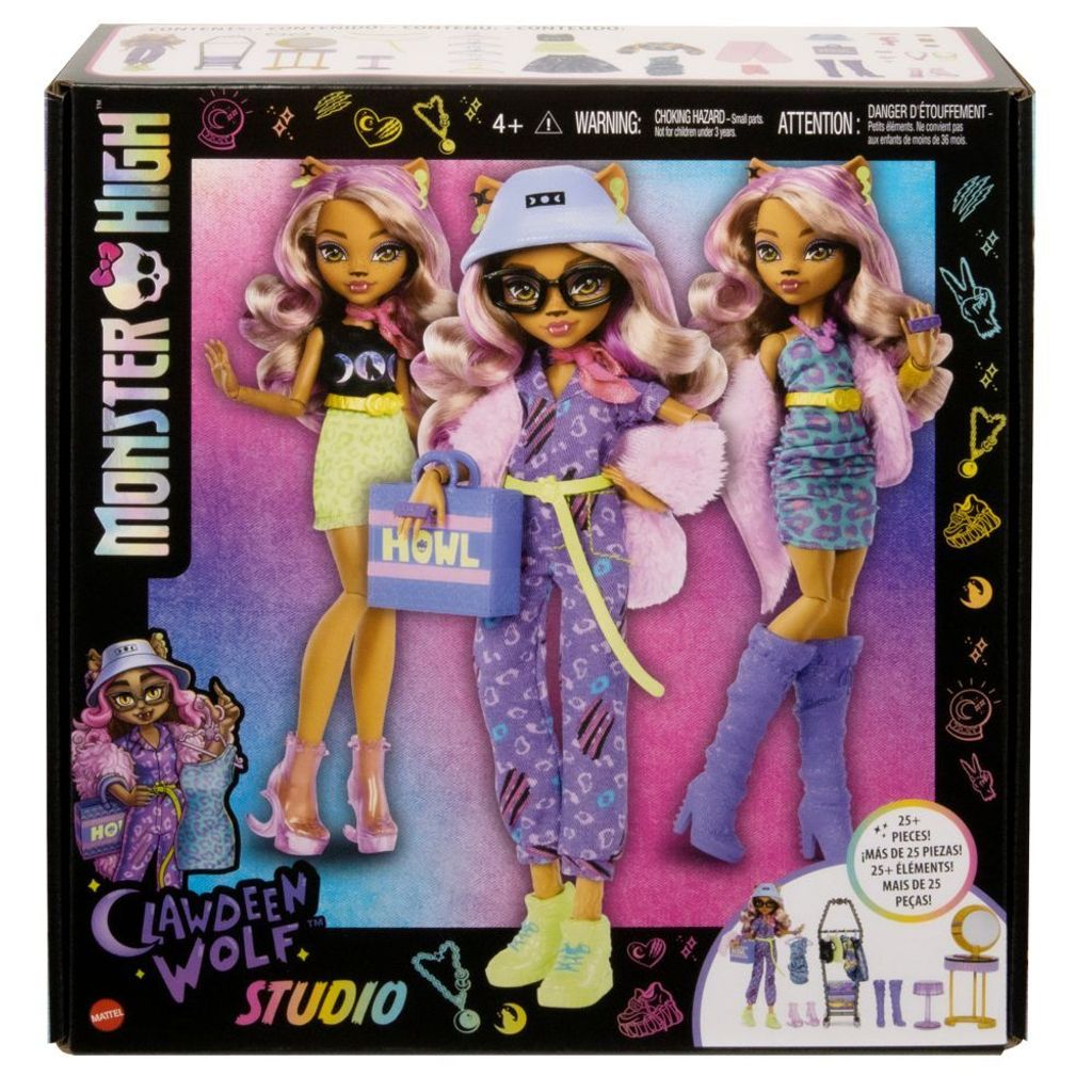 Monster High Fashion Studio Clawdeen Wolf Puppe mit Produktbild 6