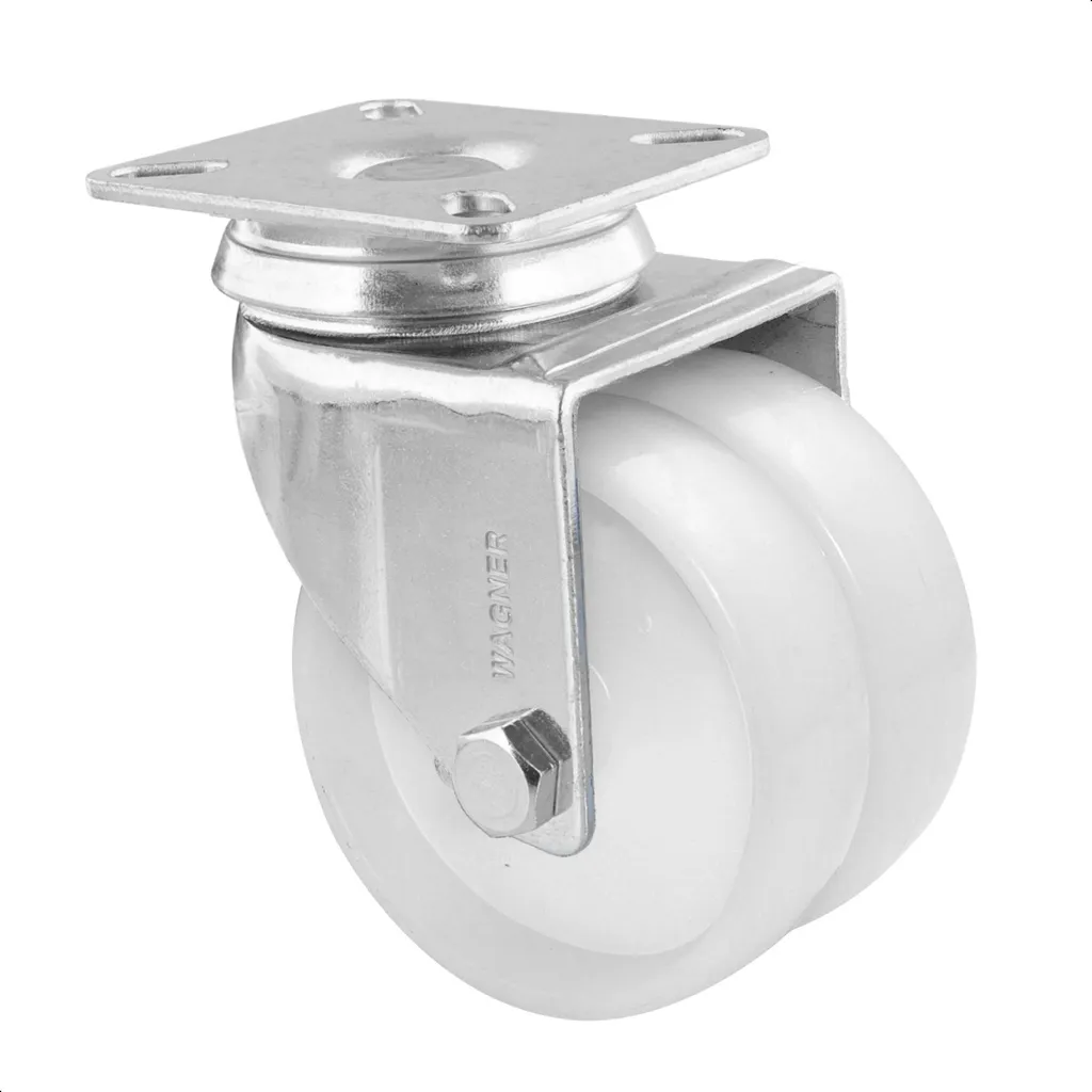 Roulette pour chariot de transport ECO Ø 75 mm pivotante charge 100 kg