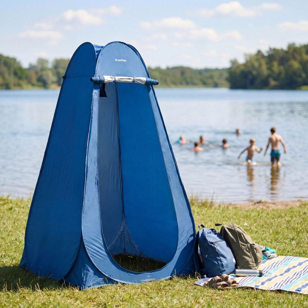 Outtec® Camping Pop-up Duschzelt, Toilettenzelt, Tragbares