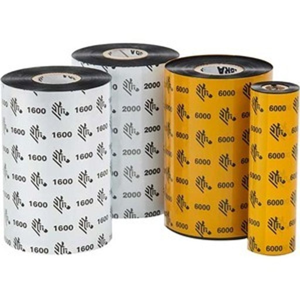 Zebra 2100 Wax, 450 m, 4 cm, 12 Stück(e), Schwarz, Wachs, 2,5 cm