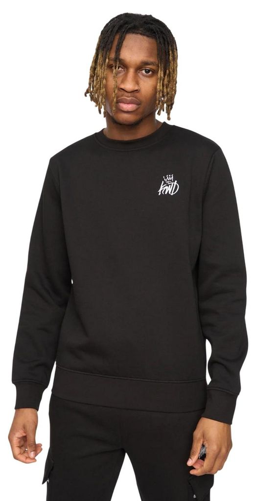 Kings Will Dream - "Crosby" Sweatshirt für Herren, Rundhalsausschnitt BG2465 (L) (Schwarz)