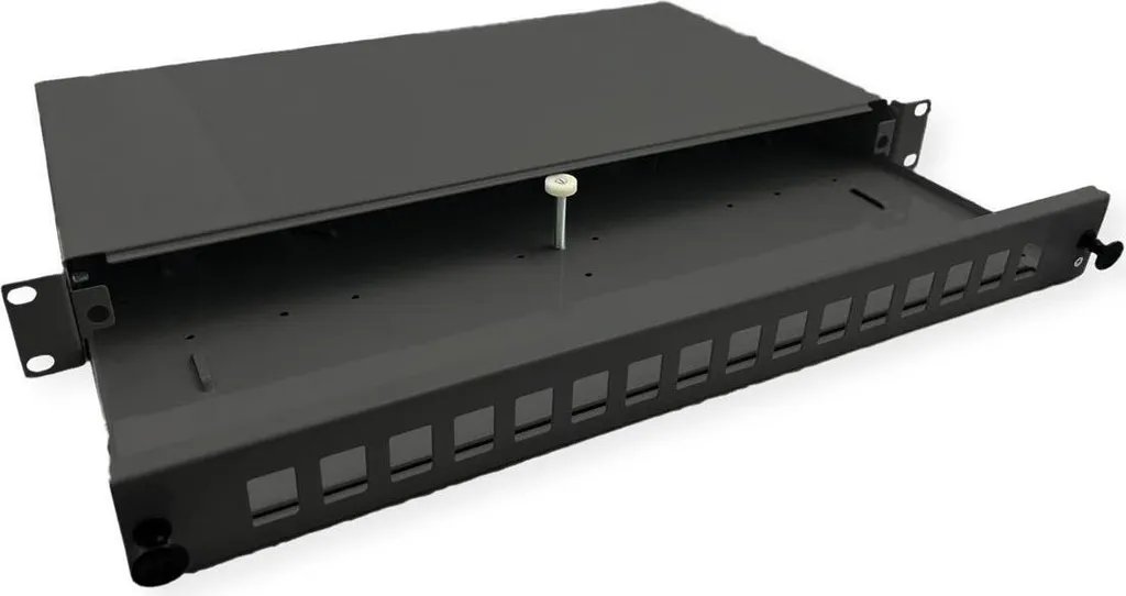 Panneau de Brassage 19 Fixation Murale ou Rack 16x Keystones Modulaire