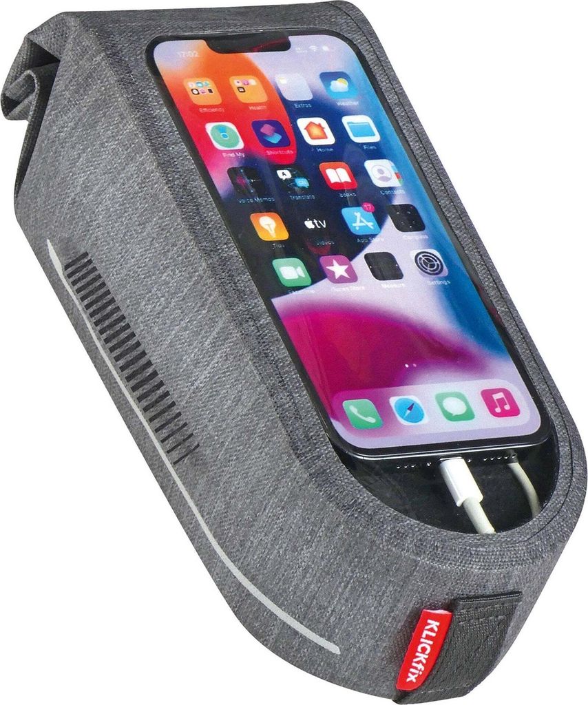 Borsa KLICKfix per telaio KLICKfix Phone Waterproof grigio Immagine del prodotto 