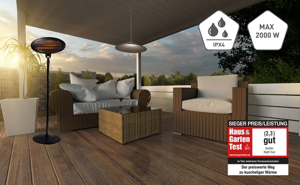 SUNTEC Infrarot-Heizstrahler | Heat Carbon Wärmestrahler Produktbild 9