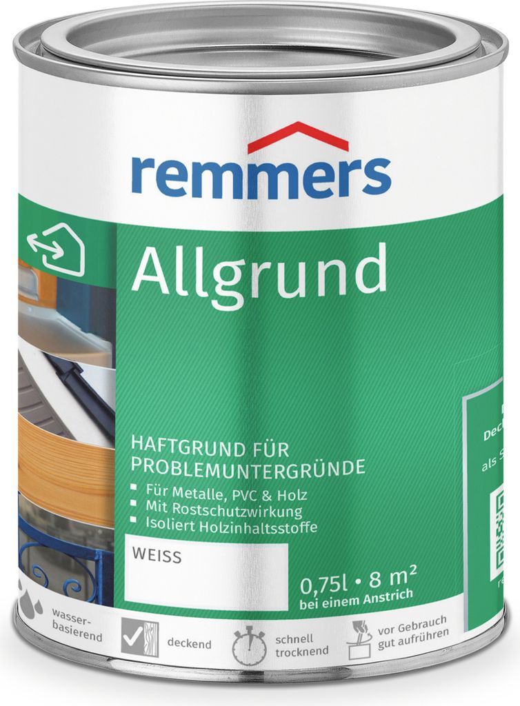 A can of Remmers Allgrund primer is shown against a white background.