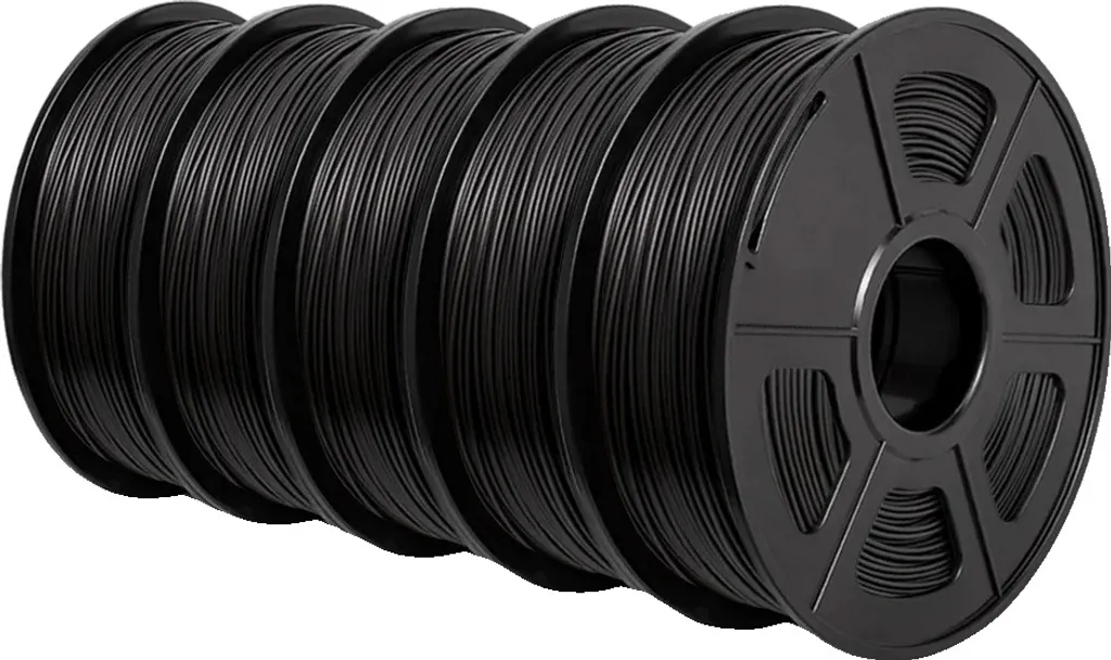 Filamento Tecnico PLA+ Nero 5KG - Standard Industriale 1,75 mm