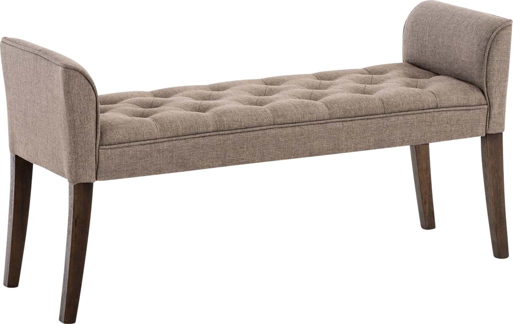 CLP Chaiselongue Cleopatra Gestell aus Kautschukholz taupe Gestell Farbe antik-dunkel