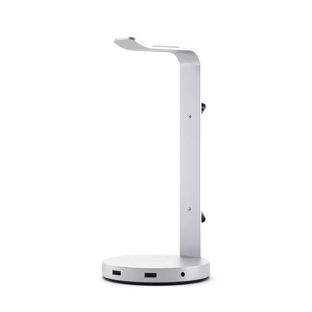 Support Écouteurs Satechi Aluminium Argent avec Gestion de Câbles - 3