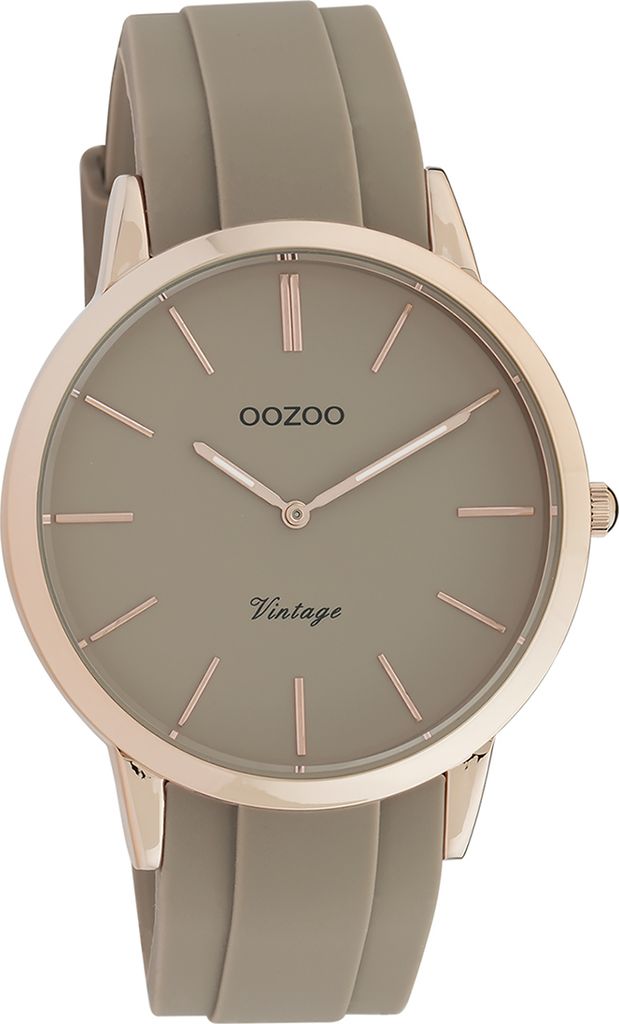 Oozoo Edelstahl Damen Uhr C20102 Quarzuhr Armband dunkelblau Vintage D2UOC20170