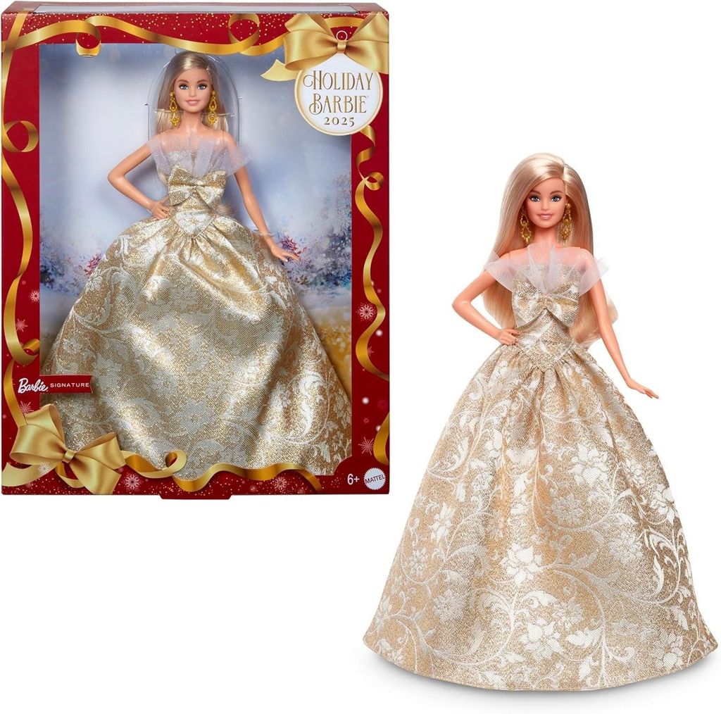 Barbie Signature - Bambola natalizia da collezione con Immagine del prodotto 