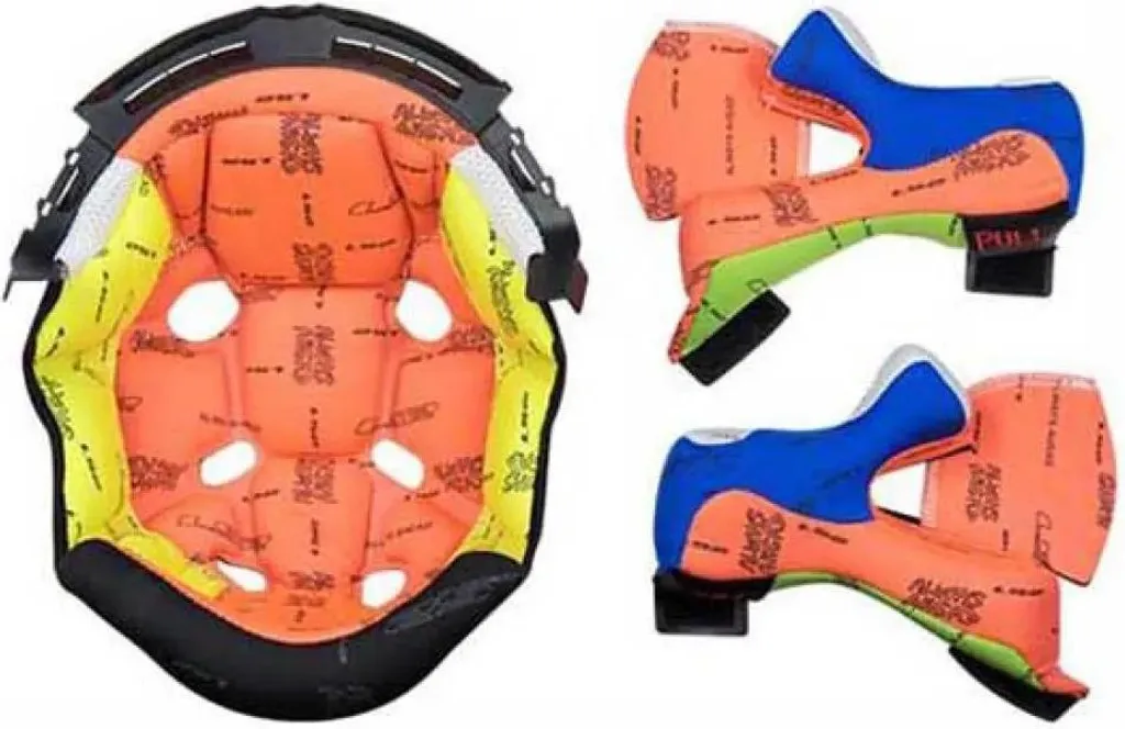 LS2 MX470 Subverter Rembourrage Intérieur Multicolore Taille XS pour Casque