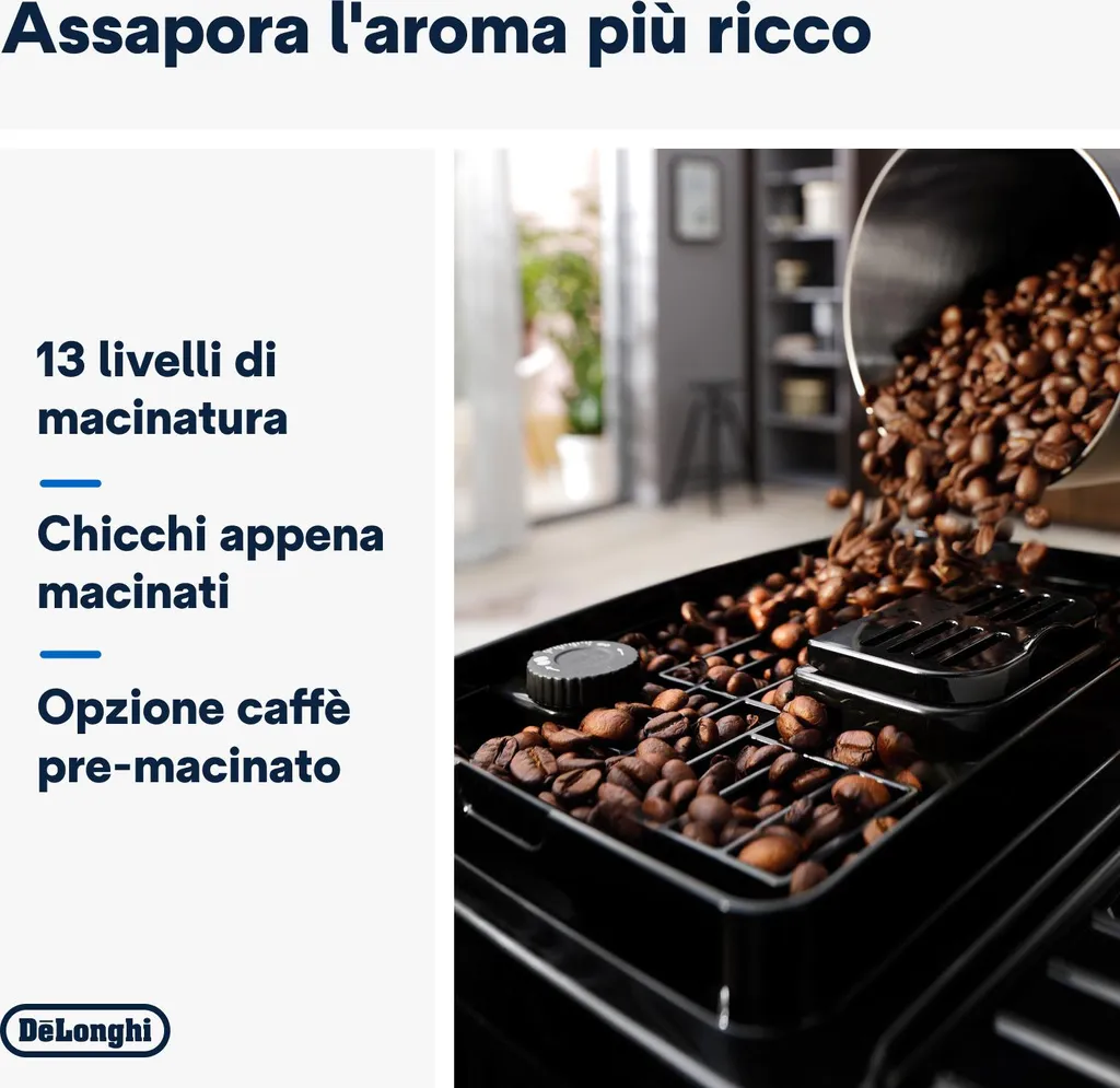 DeLonghi Magnifica Start ECAM 220.60.B Machine à café grain noire - 28