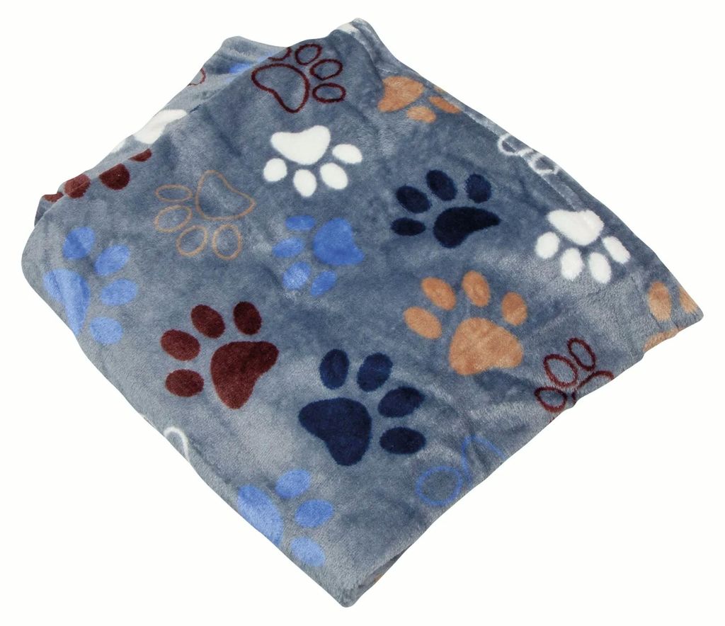 Nobby Pile Plaid "LISSI" Classic dunkelgrau; L x B: 75 x Immagine del prodotto 