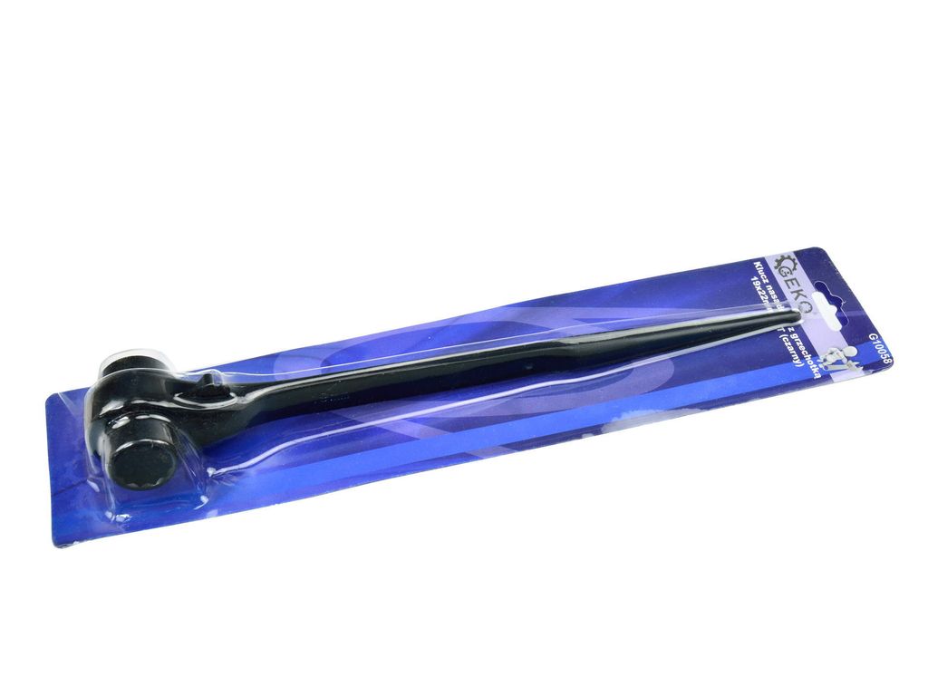 Chiave a bussola doppia con cricchetto reversibile 19X22 mm Immagine del prodotto 