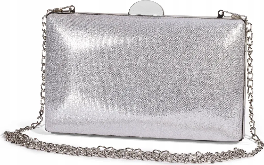 Pochette de Soirée Boîte Formelle avec Chaîne Amovible - Style Moderne