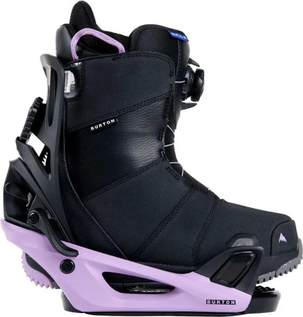 Burton Rental Frau Steigt Auf Snowboardbindungen Schwarz S Damen Schwarz S