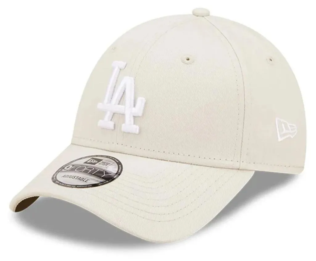 Casquette LA Dodgers New Era Coton Stone - Finition Premium et Logo