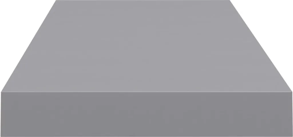 Ripiano Scorrevole Grigio 60x23,5 cm in MDF per Scrivania e Mobili
