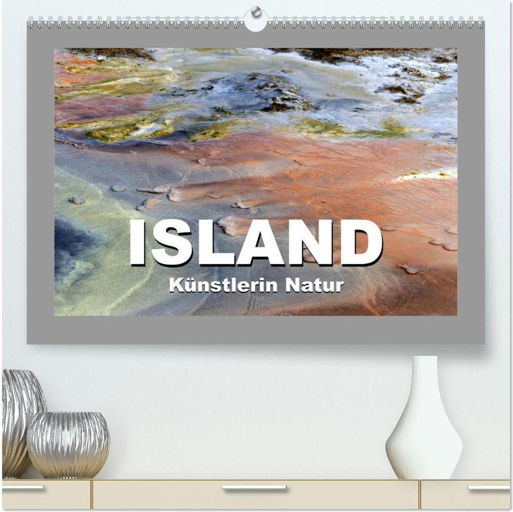 Island – Künstlerin Natur (hochwertiger Premium Wandkalender 2026 DIN A2 quer), Kunstdruck in Hochglanz