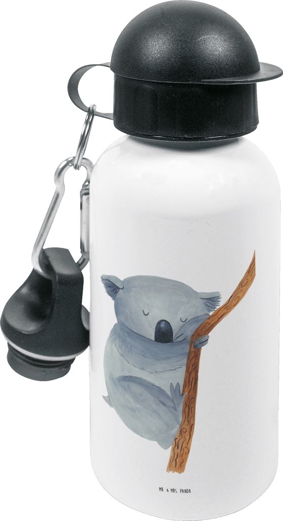 Mr. & Mrs. Panda Trinkflasche Koalabär - Weiß - Geschenk, Getränkeflasche, Koala, Kindertrinkflasche, Schlafzimmer, Traum, schlafen, Bär, Traum...