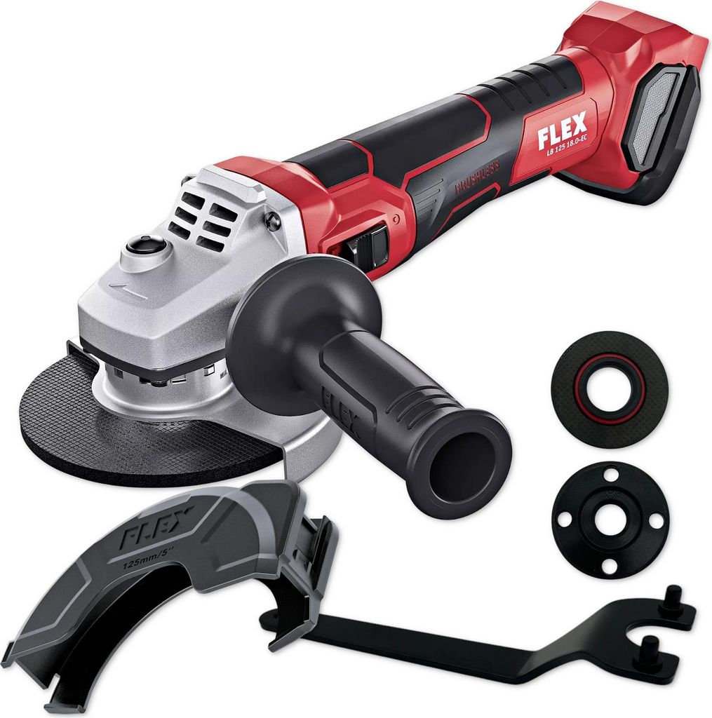 FLEX Akku-Winkelschleifer 18V 125 mm LB 125 18.0-EC C Produktbild 