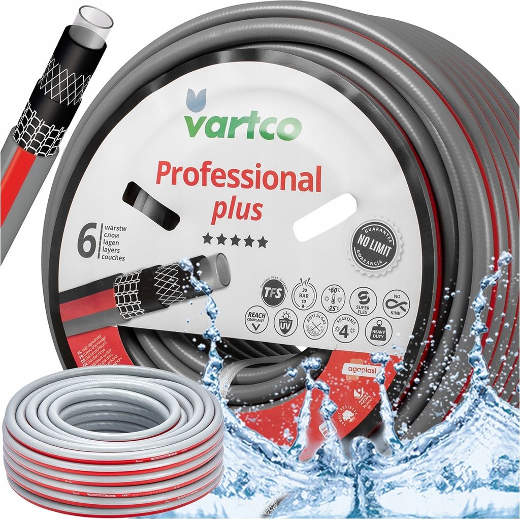 Zahradní hadice Vartco 1/2" 50m Professional Plus Obrázek produktu 