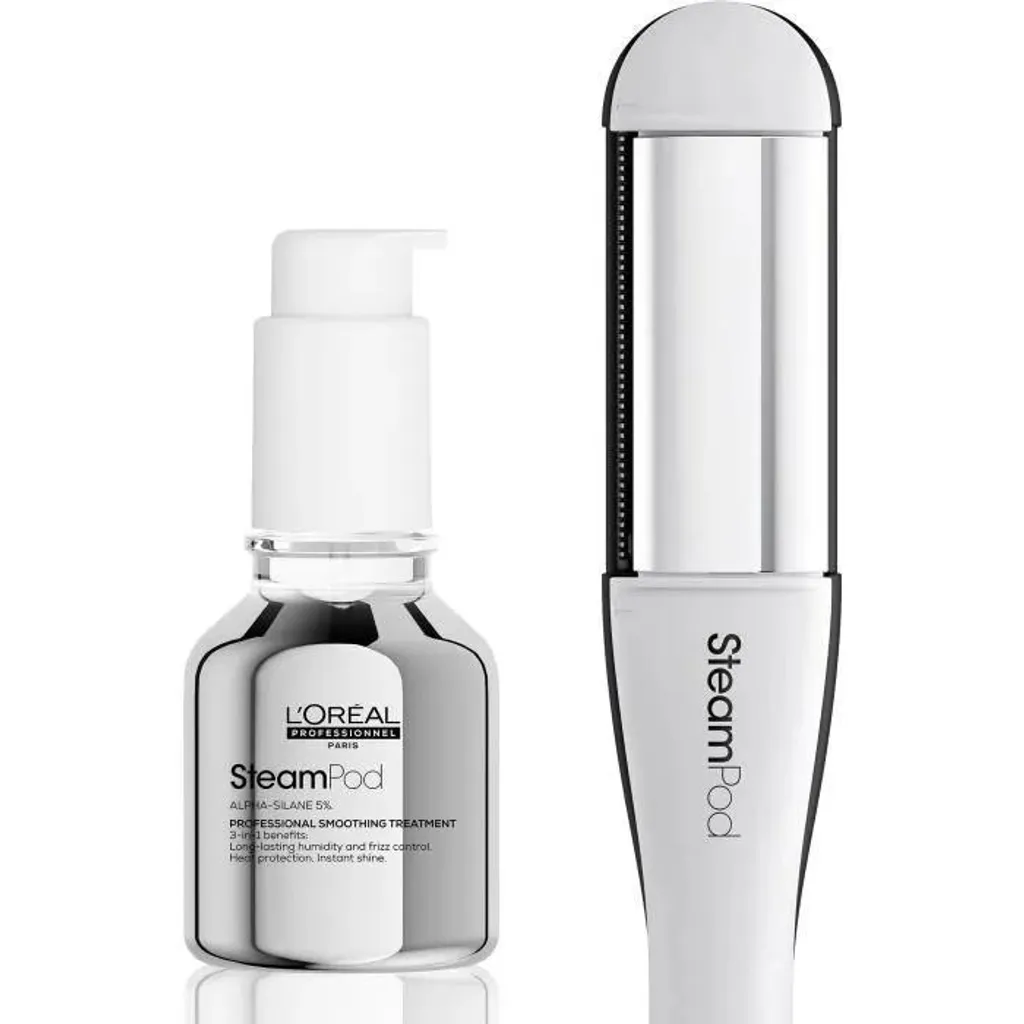L'Oréal SteamPod 4 Lisseur Vapeur Professionnel et Soin Lissant Inclus