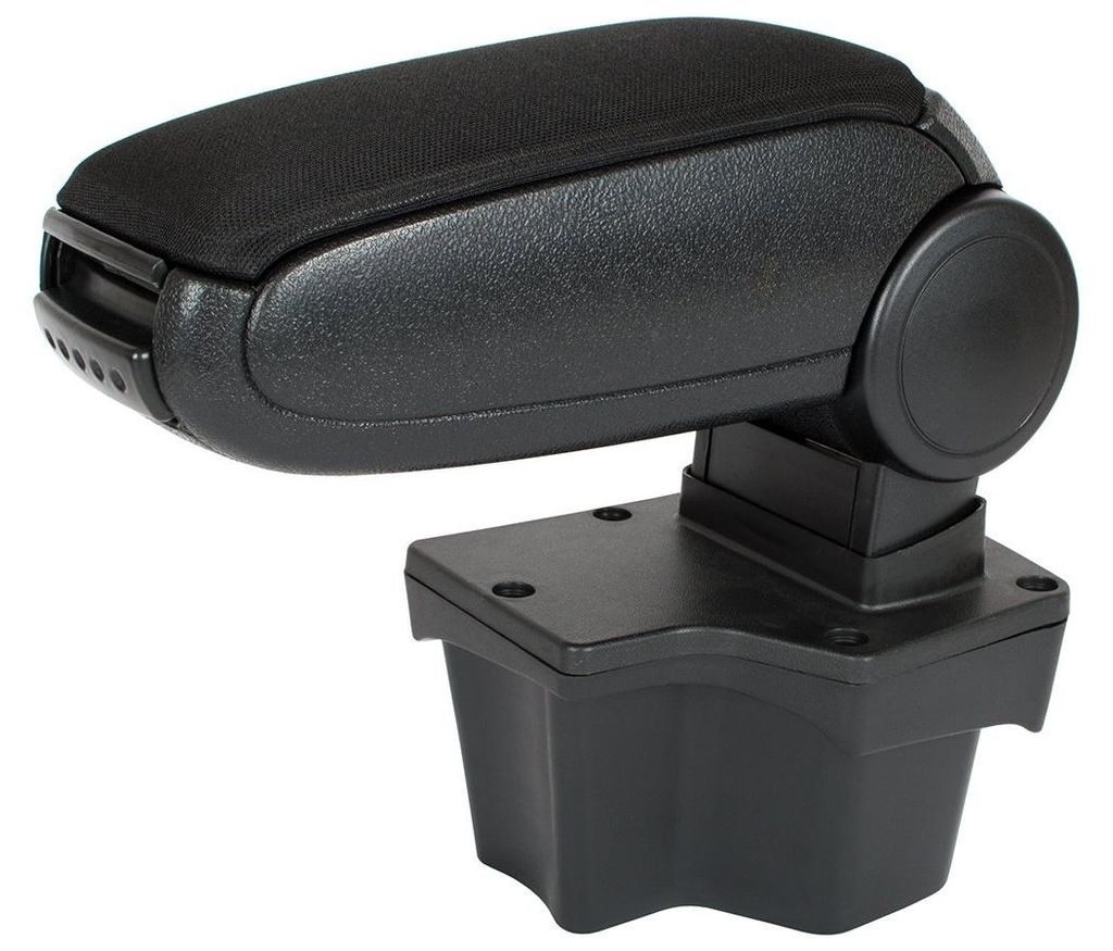 Kit de repose-bras pour Kia Rio III (2011), en tissu noir, Image du produit 