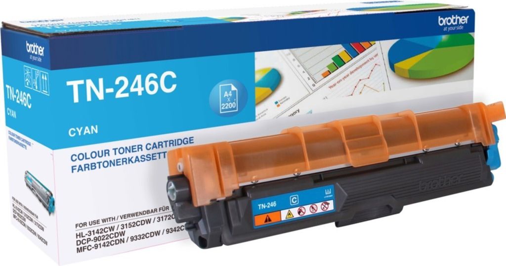Brother TN-246C Toner cyan Produktbild 