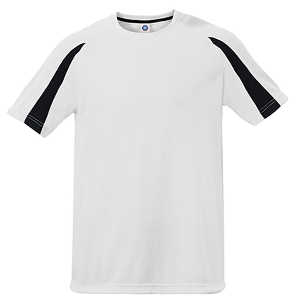 Starworld - "Sports" T-Shirt für Herren/Damen Uni LT4098 (M) (Weiß/Schwarz)