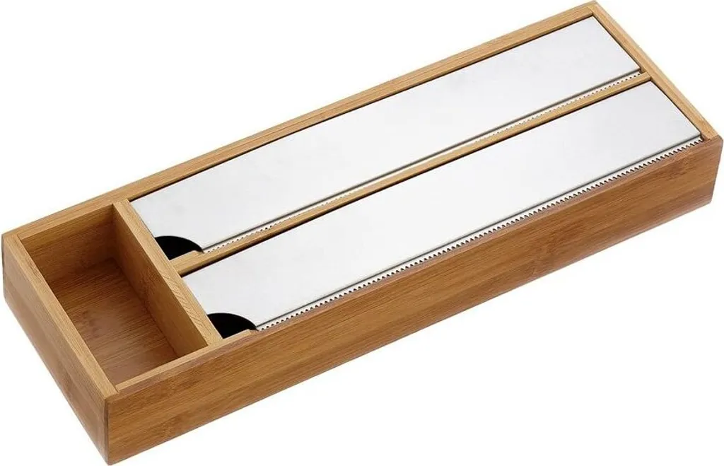 Kesper 58040 Dispenser Pellicola in Bambù: Addio Disordine in Cucina