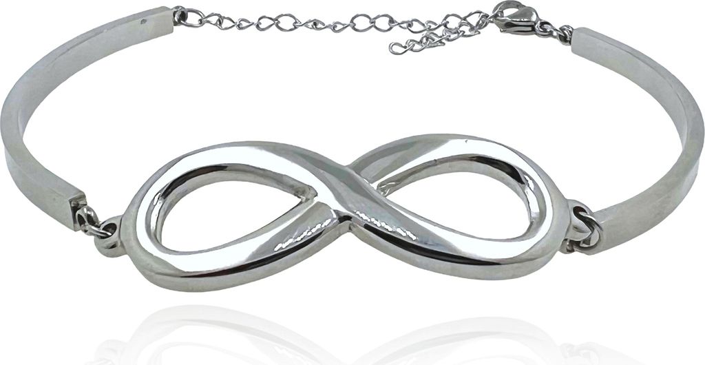 MARTIN1985 Infinity Armband 316L Chirurgenstahl Unendlichkeit Karabinerverschluss Damen mit Geschenkverpackung