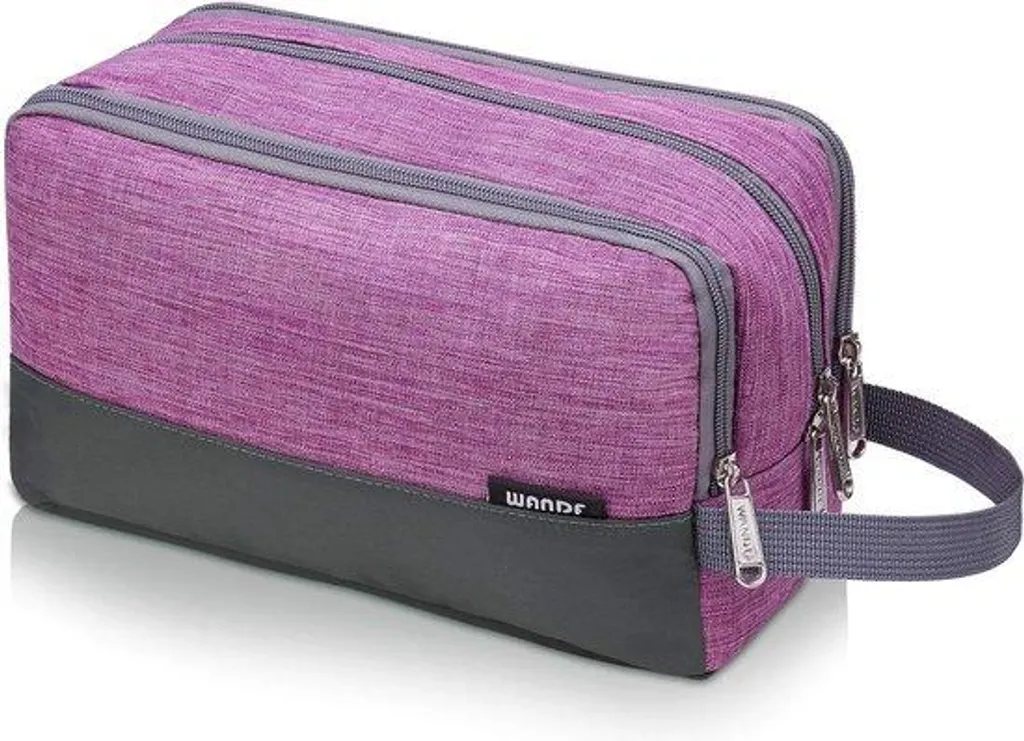 Set de pochettes de toilette étanches pour homme et couple de voyage