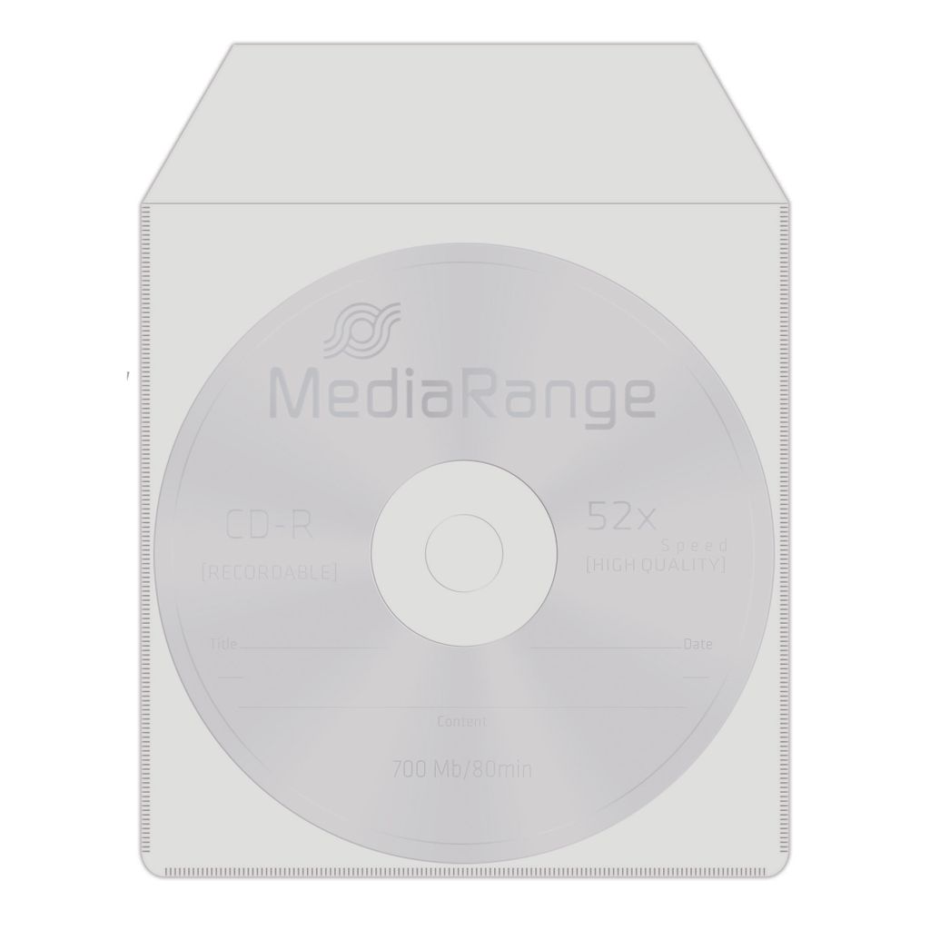50 CD DVD Sleeve Hüllen Plastikhüllen Folienhüllen Produktbild 