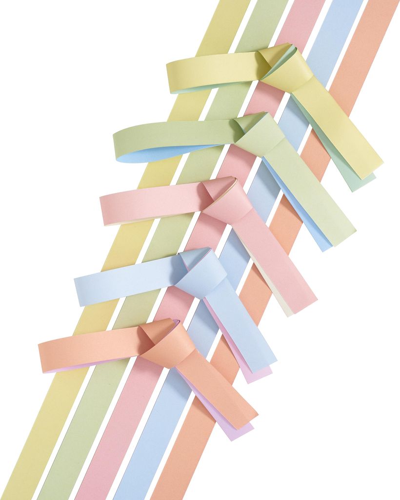 MarpaJansen Papierstreifen Duo Pastell 80 Stk 15mm x 450mm 80g qm Bastelbedarf