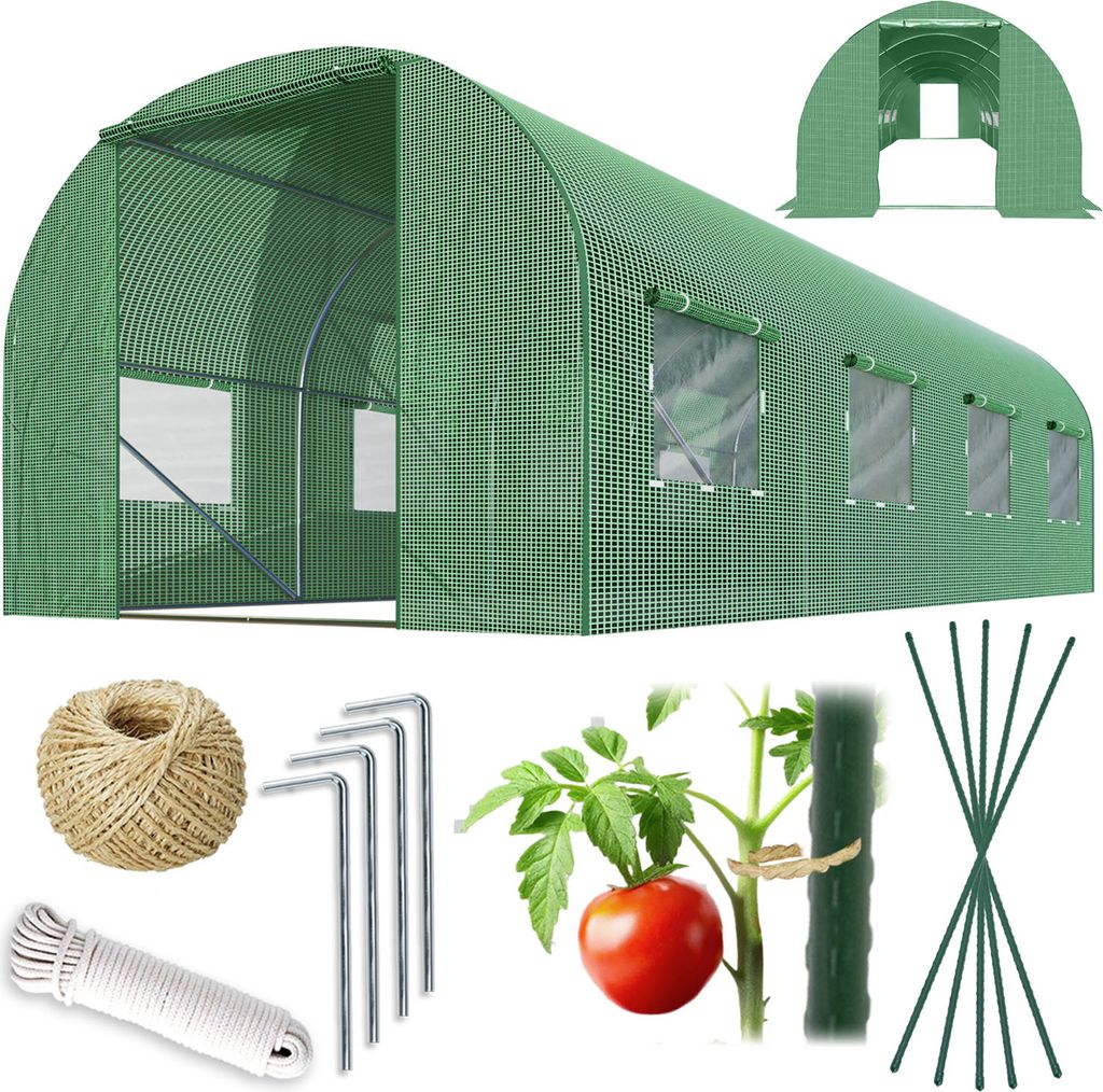 Tunnel da giardino 2,5 x 4 m (10m2) Plonos Immagine del prodotto 