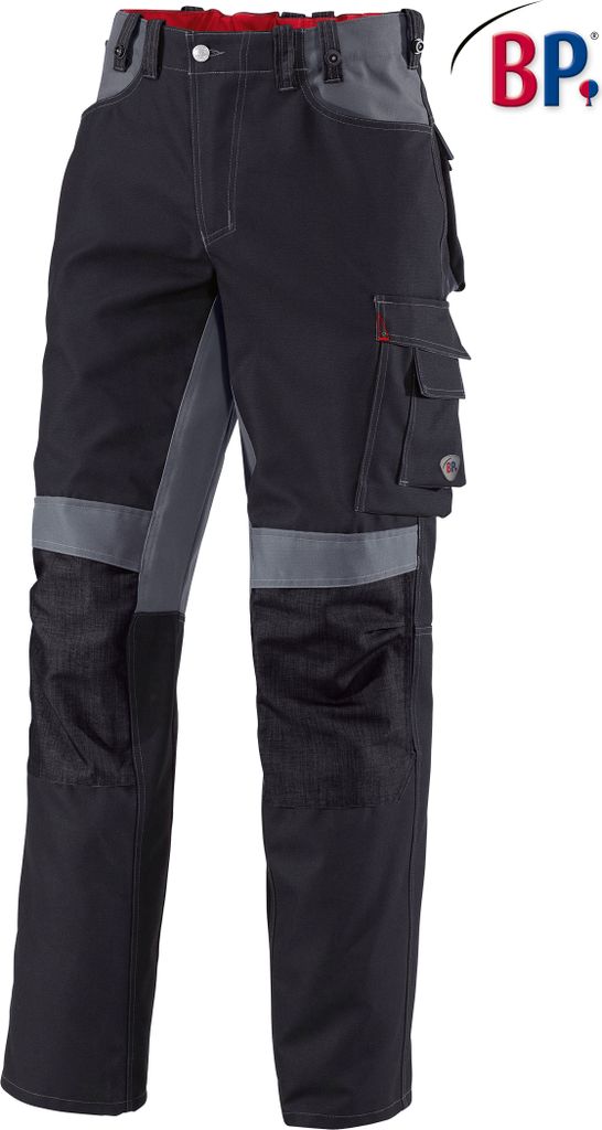 Arbeitshose Gr.50 schwarz/dunkelgrau 65%PES/35%CO