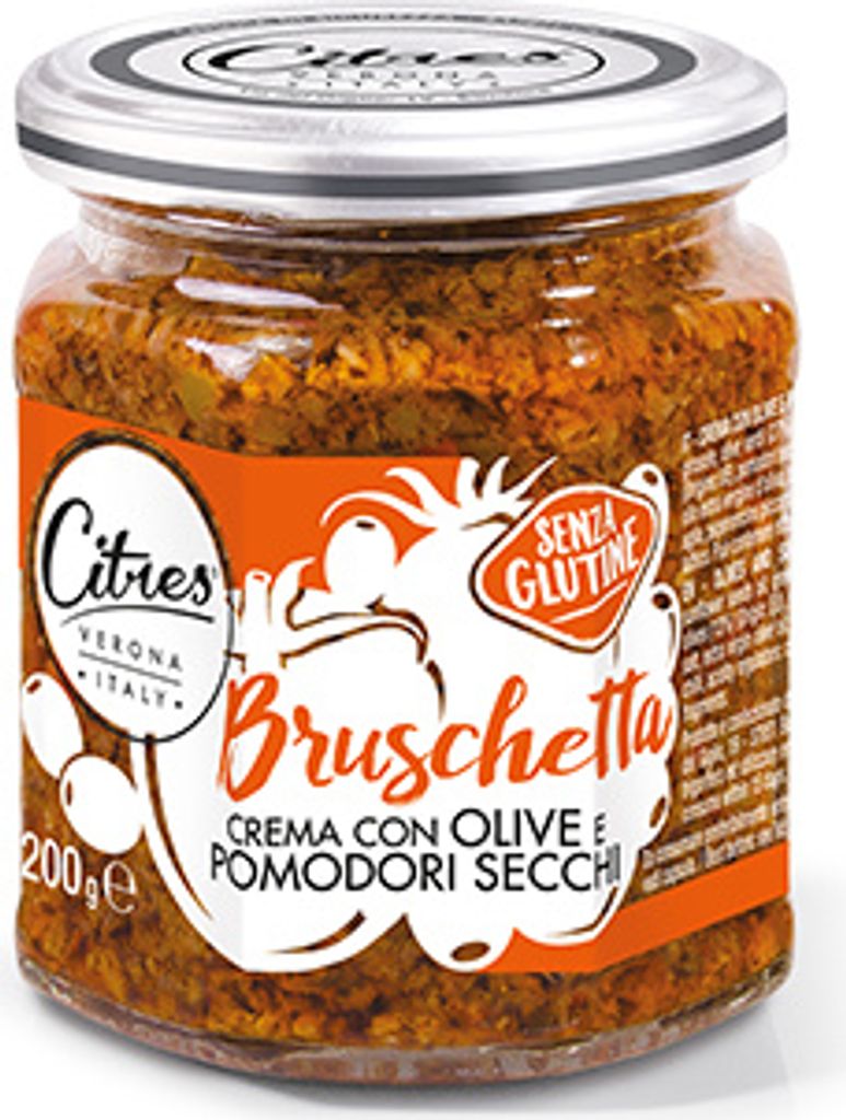 Bruschetta-Paste aus Oliven und Tomaten 200g - Citres Produktbild 