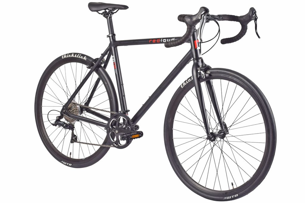 REDLOUD Fixie 28 Zoll FA.02 schwarz Rahmenhöhe 54 cm Damen Produktbild 2