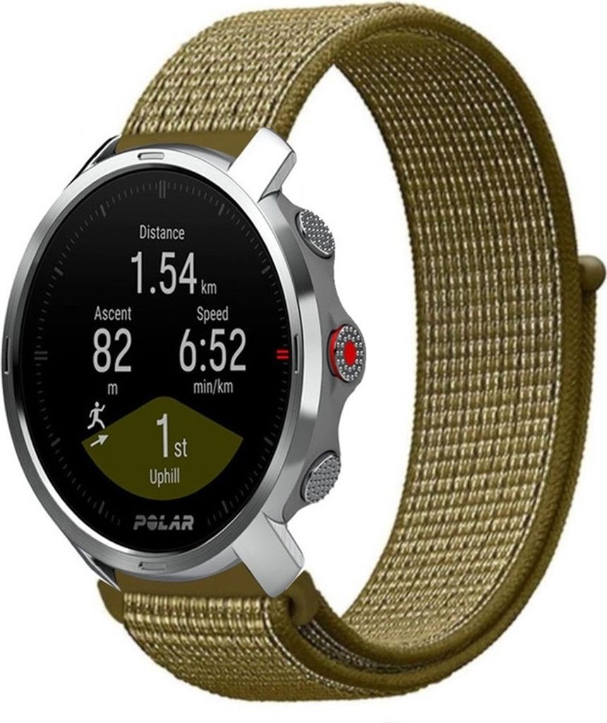 Strap-it Polar Grit X Nylonarmband (Oliv)