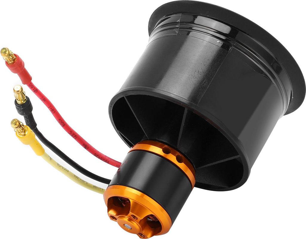 QXMOTOR 50 mm EDF 12 Blades Abgelenkte Lüfter mit QF26115000KV 34S bürstenloser Motor für RC -Flugzeug (CW)