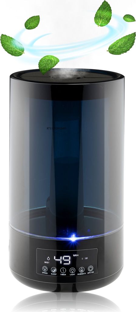 Grundig Luftbefeuchter und Aroma Diffuser 4,3L - Diffuser Ätherische Öle - Humidifier mit Hygrometer und Zeitschaltuhr - Räume der 15 zu 35m2 - ...
