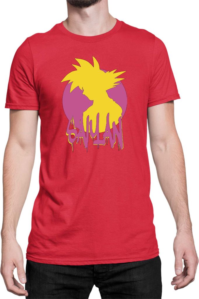 Herren T-Shirt Dragon Anime Manga Ball Z Super Saiyan, Man M / Rot