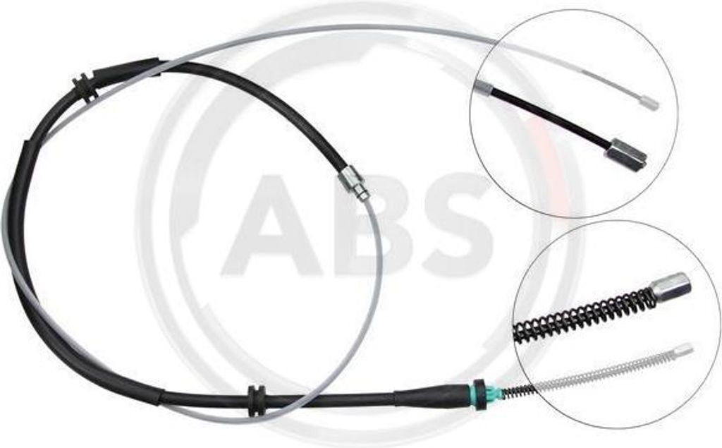 A.B.S. K13596 Seilzug, Handbremse OE 8200935172 kompatibel mit Kangoo