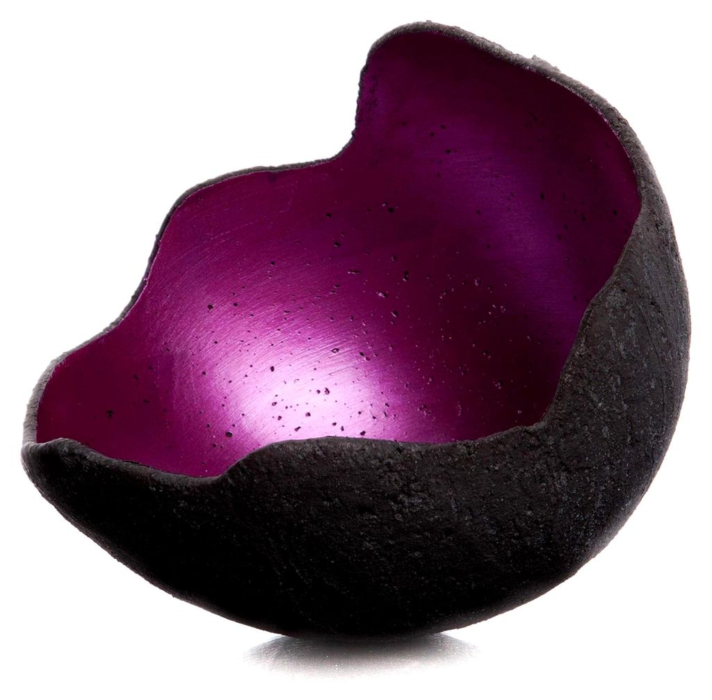 Lichtschale in Magenta (Größe S - 15 cm) – Handgefertigte Eleganz für Ihr Zuhause