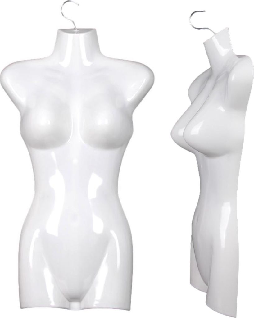 2er Set Torso Weiblich - 66 cm Damentorso aus Kunststoff - Produktbild 