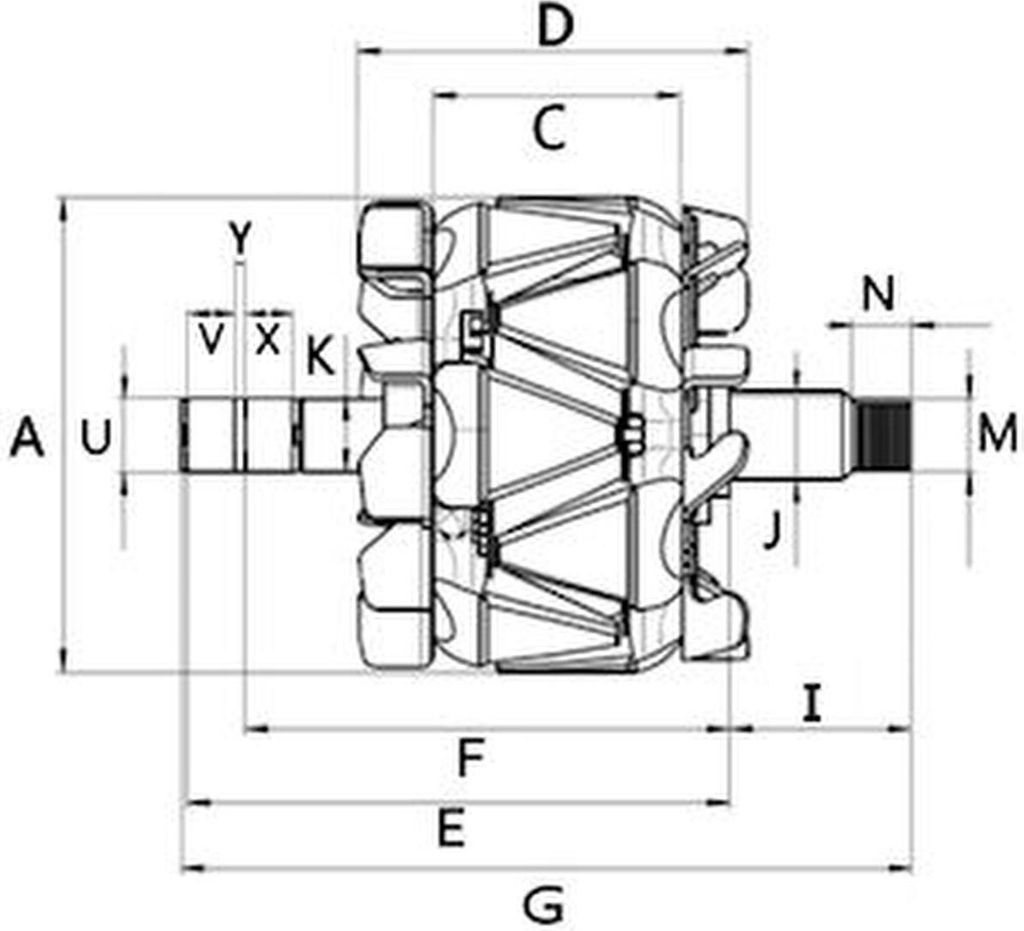 HC-Cargo F032338337 Läufer Generator