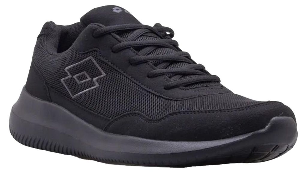Lotto - Herren Sneaker "Connect OC", Ökologisches Leder PP5973 (40,5 EU) (Schwarz)