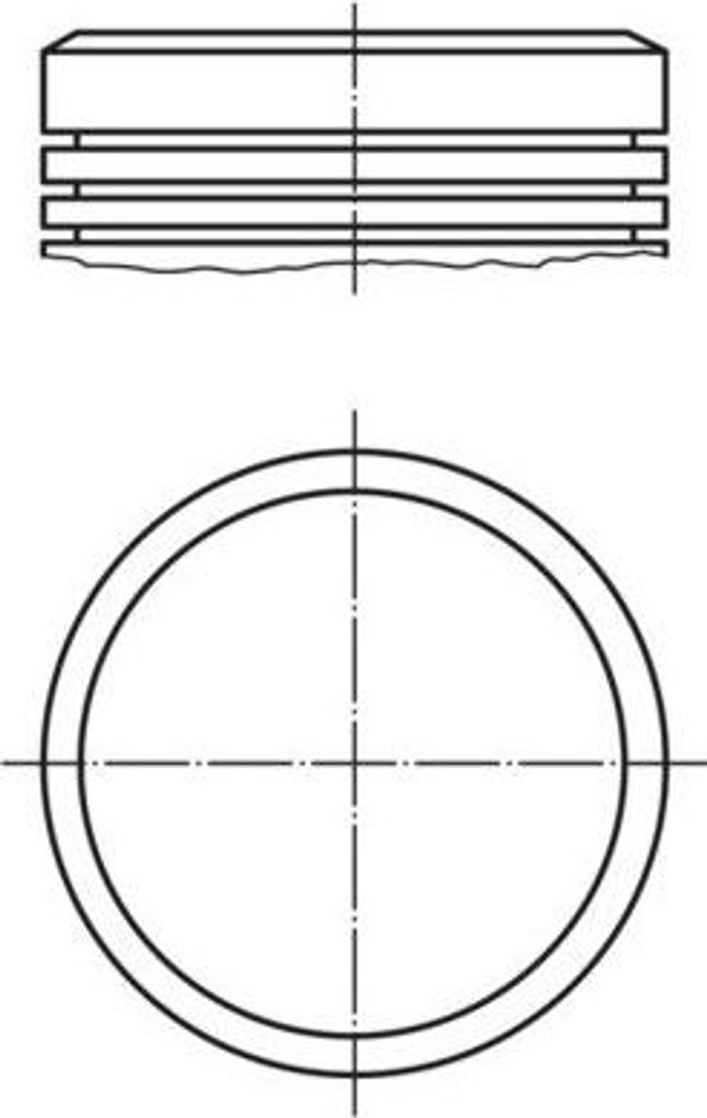 MAHLE 040 02 00 Kolben passend für PEUGEOT 207 (WA, WC) 206 Schrägheck (2A/C) 207 SW (WK) 307 (3A/C) 106 II Schrägheck (1A, 1C) 206 SW (2E/K)